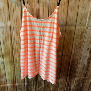 Striped tank top. SZ XL